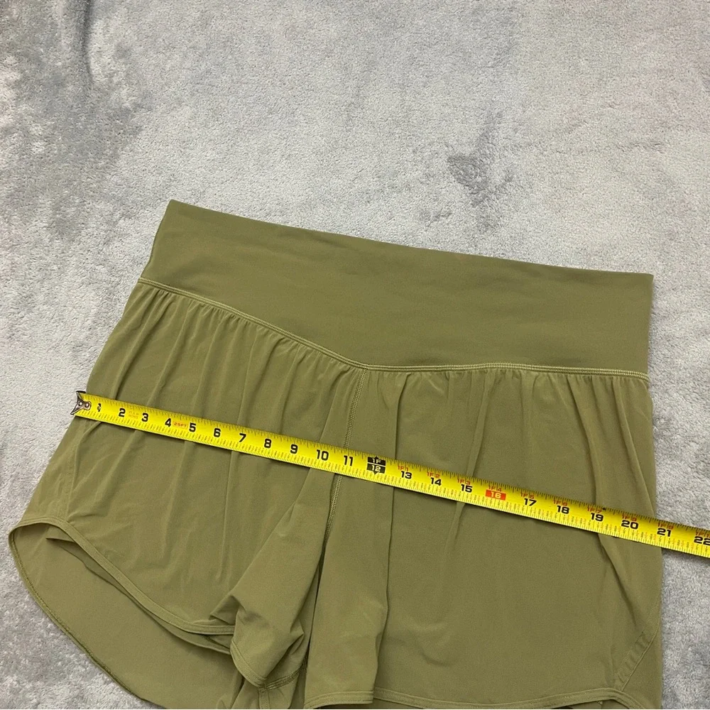 Lululemon Nulu and Mesh High Rise Yogo Shorts 3.5